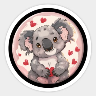 Koala Lover Design Sticker